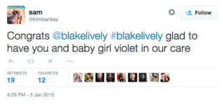 Illustration for article titled Rumor: Blake Lively Is a Big Baby Name Copycat